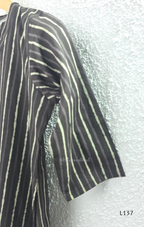 Cotton women’s ethnic top in stripe and floral print patterns with V-neck, straight fit, and everyday kurti-style design.