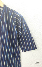Cotton women’s ethnic top in stripe and floral print patterns with V-neck, straight fit, and everyday kurti-style design.