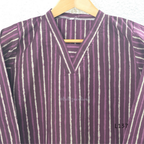Cotton women’s ethnic top in stripe and floral print patterns with V-neck, straight fit, and everyday kurti-style design.