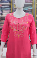 K1026_KTP_RosePinkCotton_RayonEmbroidered_1