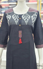 K2655_KTP_CharcoalblackCottonStraightKurti_1