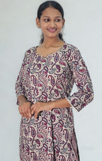 patterned kurta 
