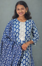 Indigo Grace Cotton Printed Set_2