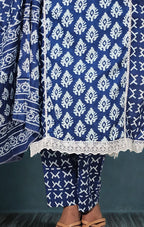Indigo Grace Cotton Printed Set_3
