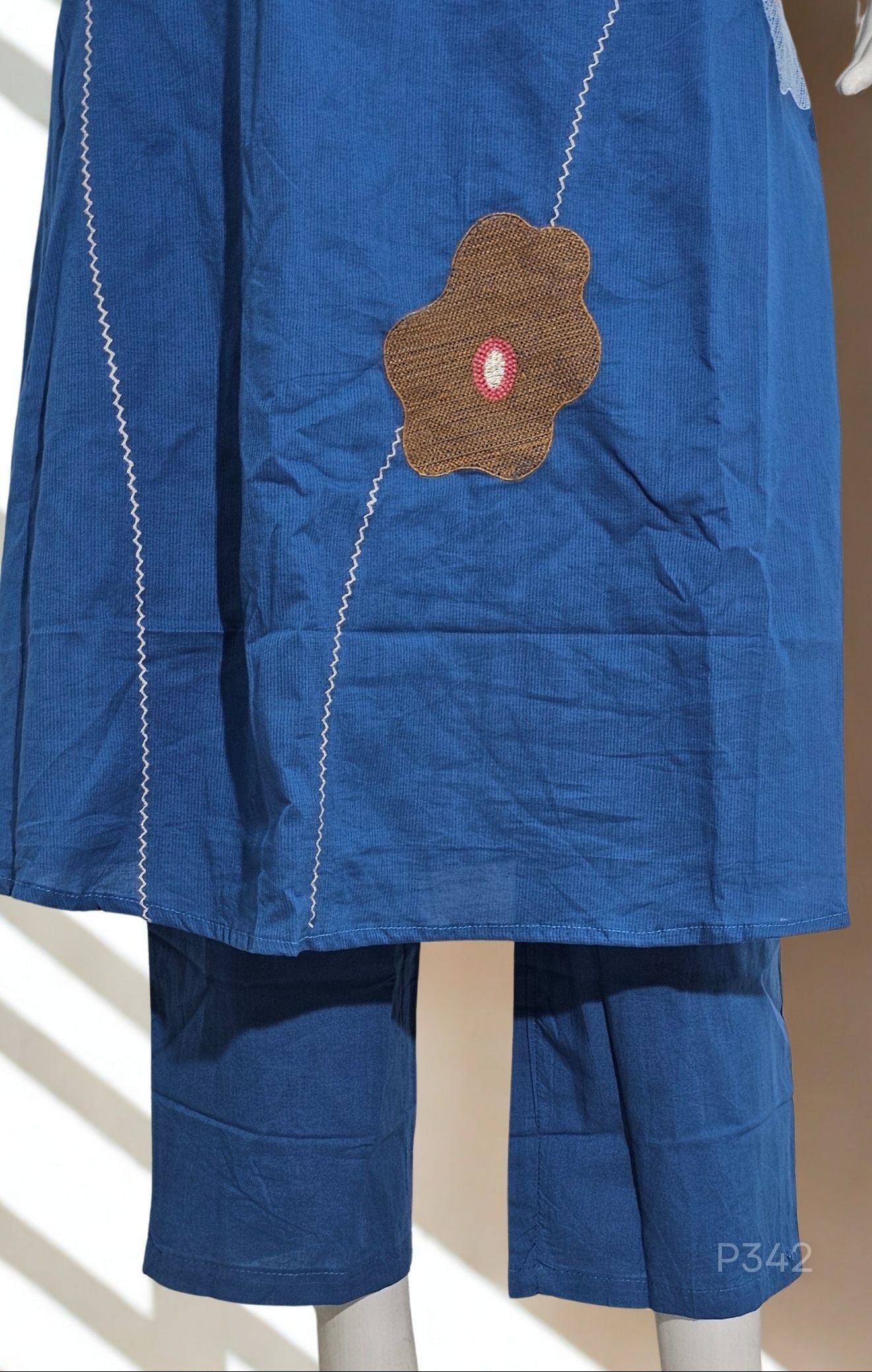 Ocean Bloom Mul Cotton Kurta Set3