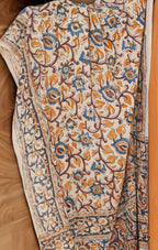 Rust Orange Kurta Set with Kalamkari Dupatta
