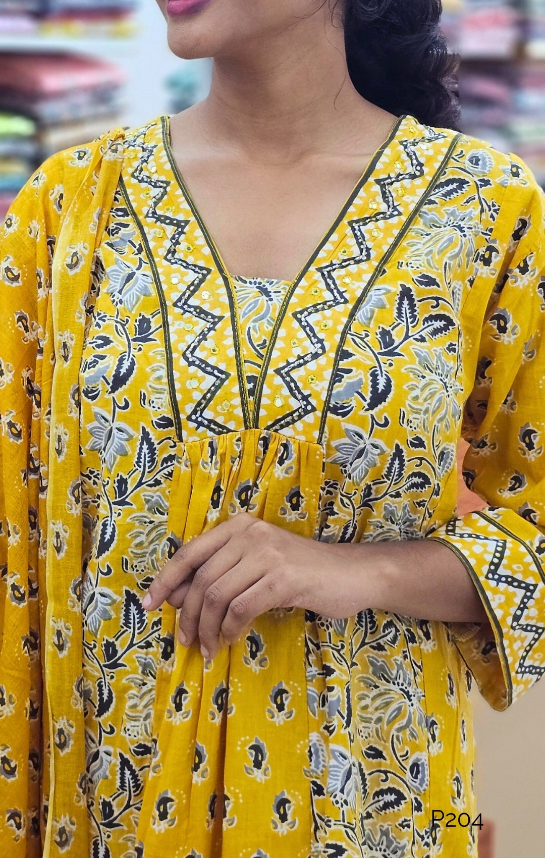 Yellow_Cotton_Floral_Printed_A