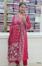 P375_DeepRedCottonPrintedA-Lineset_2