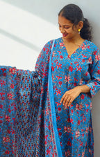 P450_BlueCottonFloralPrintedSet_1