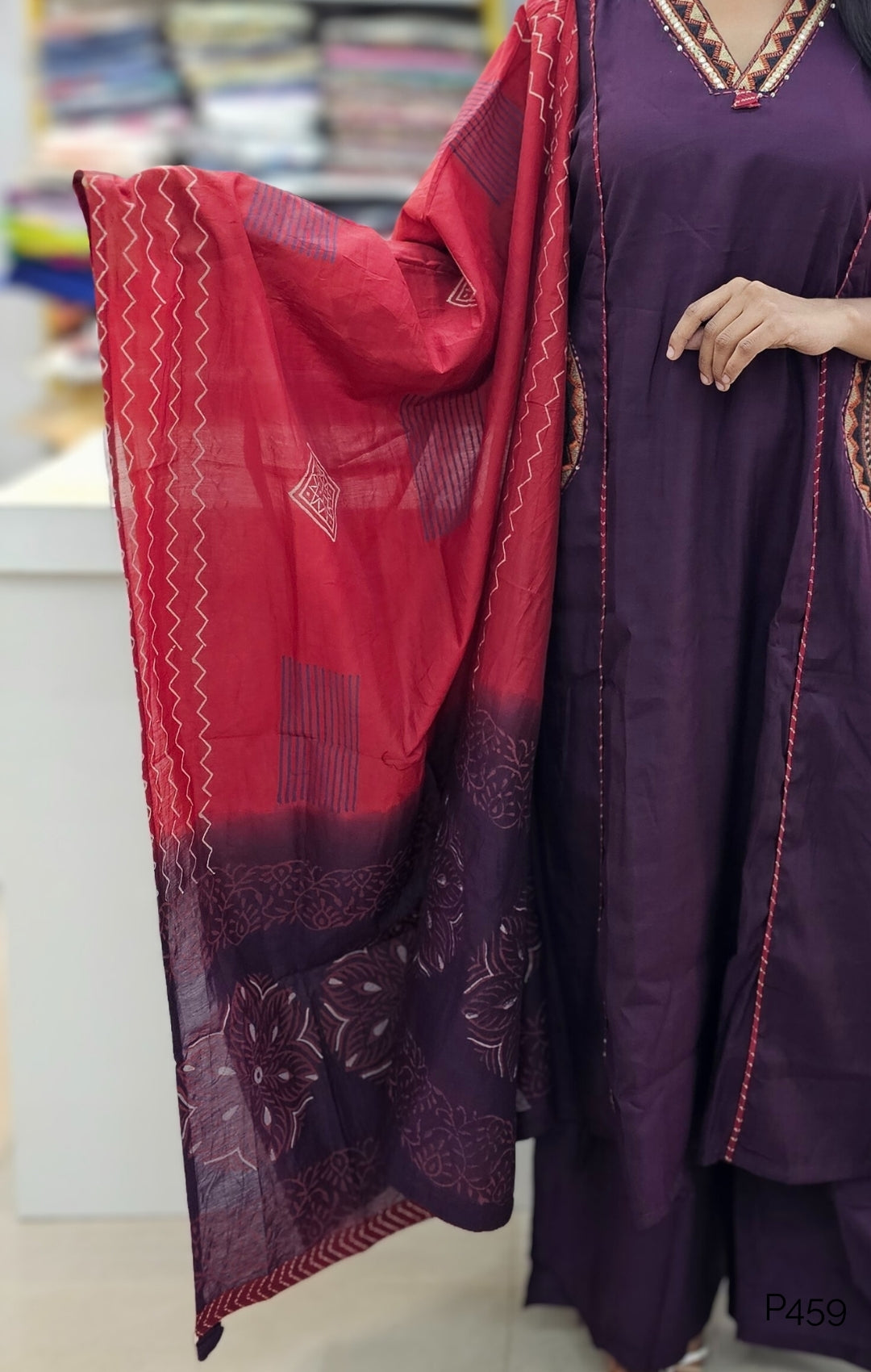 P459_Wine_Mul_Chanderi_Embroidered_Set_6