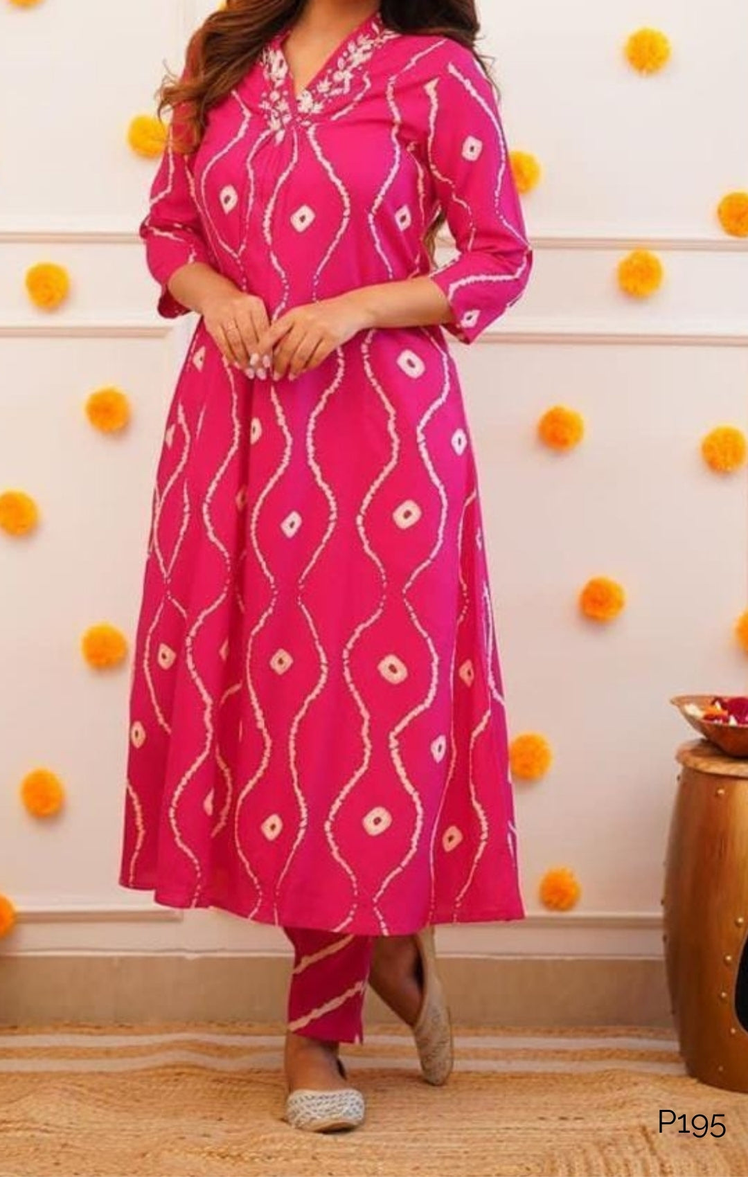 Black Tie-Dye Cotton Rayon Kurta Set